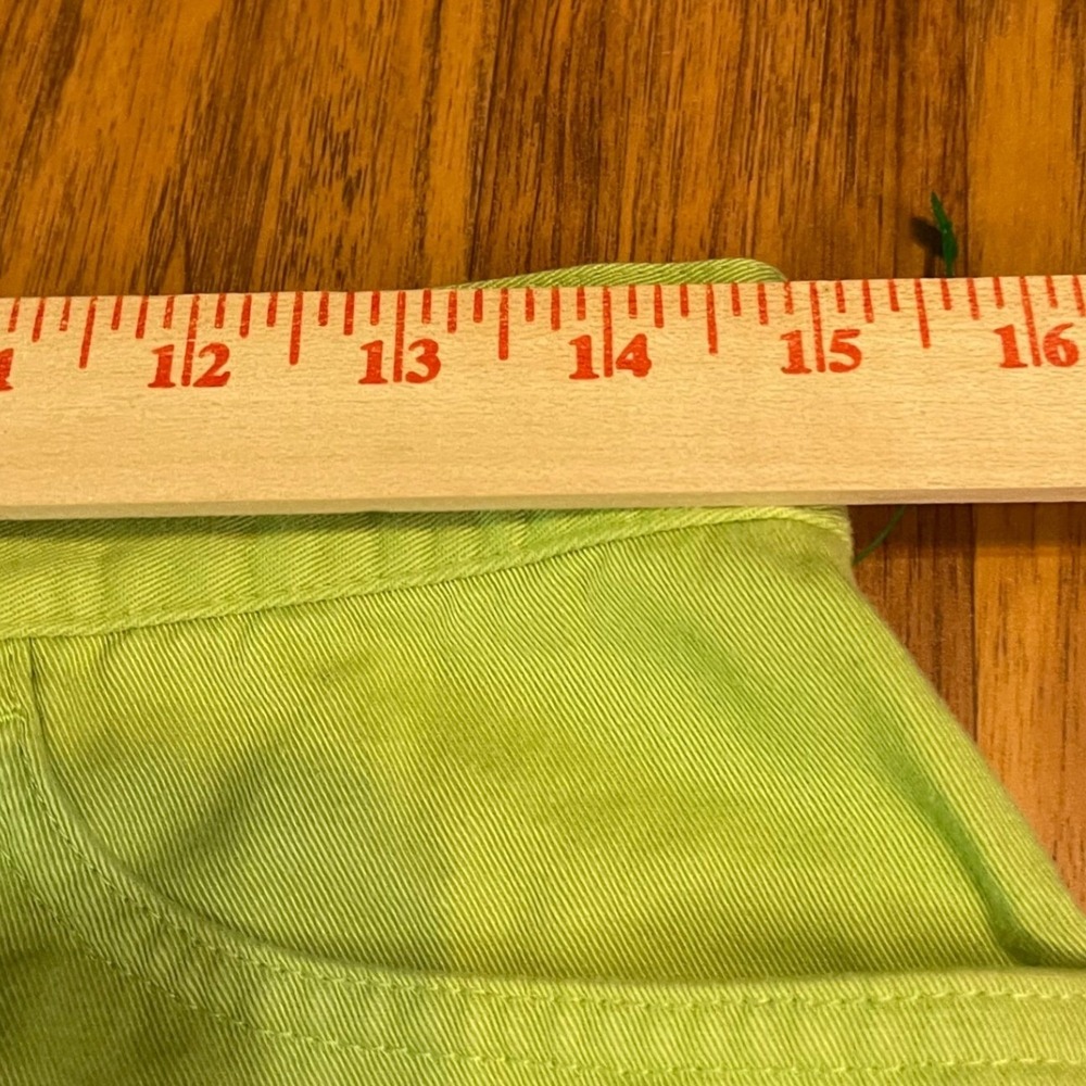 Lauren Ralph Lauren Jeans Womens 8 Green Straight Leg Pants 100% Cotton Mid Rise - Picture 6 of 6